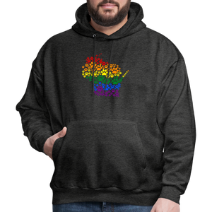 Pride Paws Classic Hoodie - charcoal grey