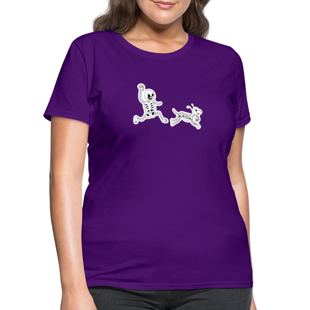 
                  
                    Skeleton Friends Contoured T-Shirt - purple
                  
                