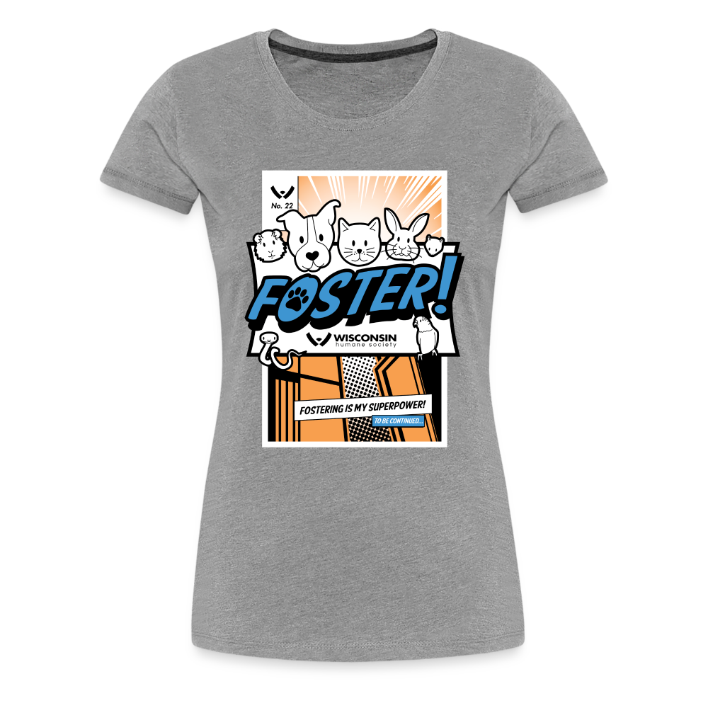 
                  
                    Foster Comic Contoured Premium T-Shirt - heather gray
                  
                