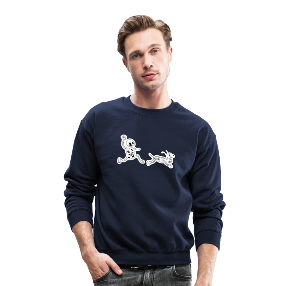 
                  
                    Skeleton Friends Crewneck Sweatshirt - navy
                  
                