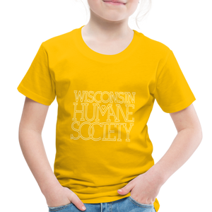 WHS 1987 Logo Toddler Premium T-Shirt - sun yellow