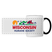 Load image into Gallery viewer, WHS License Plate Panoramic Mug - white/black