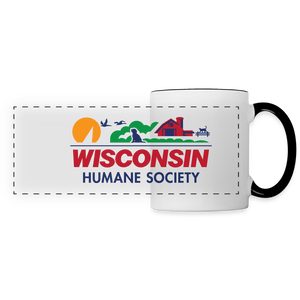 WHS License Plate Panoramic Mug - white/black