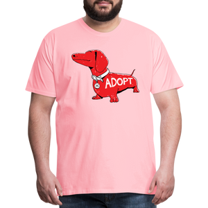 "Big Red Dog" Classic Premium T-Shirt - pink