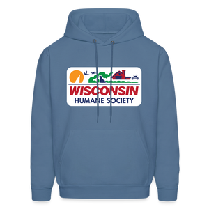 WHS License Plate Hoodie - denim blue