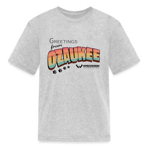 WHS "Greetings from Ozaukee" Kids' T-Shirt - heather gray