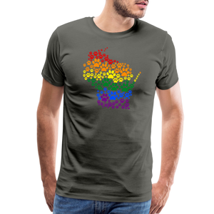 Pride Paws Classic Premium T-Shirt - asphalt gray