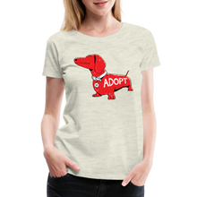 Load image into Gallery viewer, &quot;Big Red Dog&quot; Contoured Premium T-Shirt - heather oatmeal