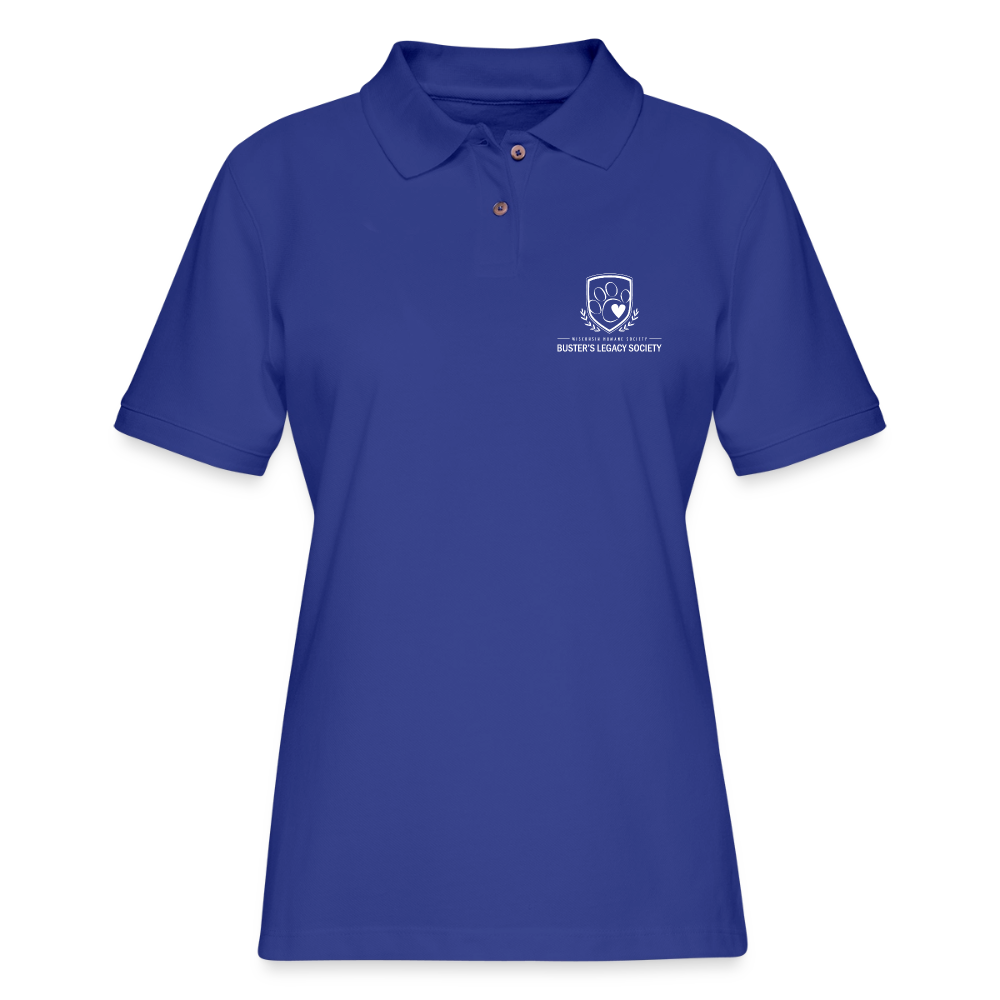 Buster's Legacy Society Contoured Pique Polo Shirt - royal blue