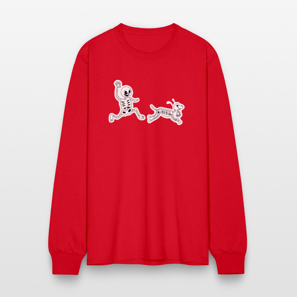
                  
                    Skeleton Friends Long Sleeve T-Shirt - red
                  
                