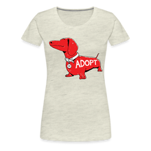 Load image into Gallery viewer, &quot;Big Red Dog&quot; Contoured Premium T-Shirt - heather oatmeal