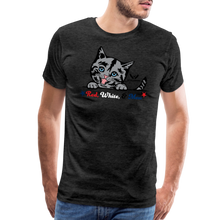 Load image into Gallery viewer, Red White &amp; Mew Classic Premium T-Shirt - charcoal grey