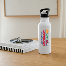 Load image into Gallery viewer, WHS License Plate Water Bottle - white