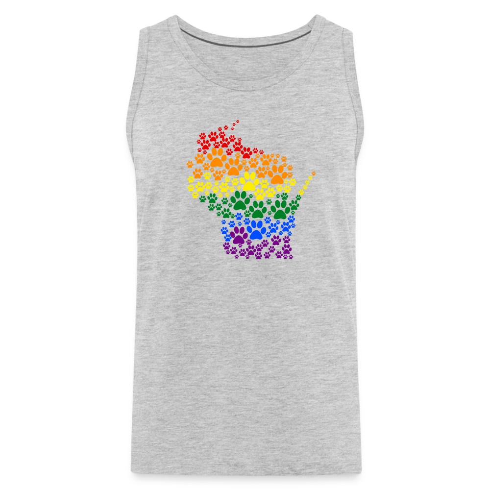 
                  
                    Pride Paws Premium Tank - heather gray
                  
                