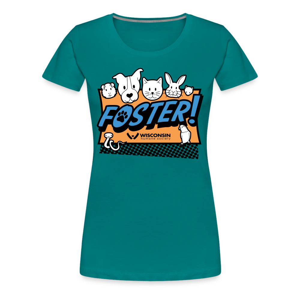 
                  
                    Foster Logo Contoured Premium T-Shirt - teal
                  
                