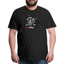 Load image into Gallery viewer, Red White &amp; Mew Classic Premium T-Shirt - charcoal grey