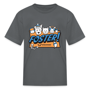 Foster Winter Logo Kids' T-Shirt - charcoal