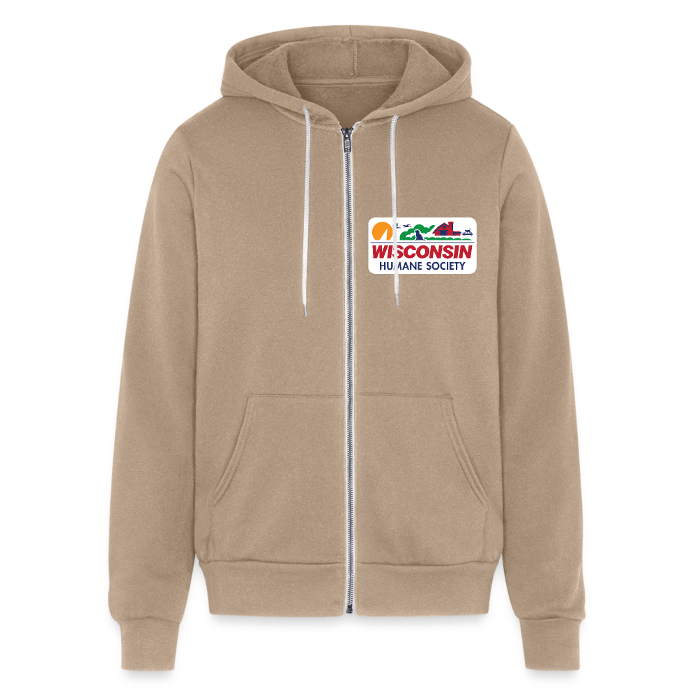 
                  
                    WHS License Plate Bella + Canvas Unisex Full Zip Hoodie - tan
                  
                