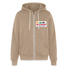 Load image into Gallery viewer, WHS License Plate Bella + Canvas Unisex Full Zip Hoodie - tan