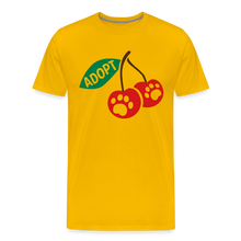 Load image into Gallery viewer, Door County Cherries Classic Premium T-Shirt - sun yellow