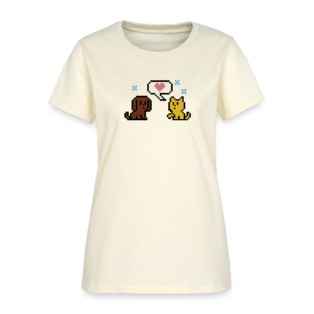 
                  
                    8-Bit Dog & Cat Contoured T-Shirt - off white
                  
                