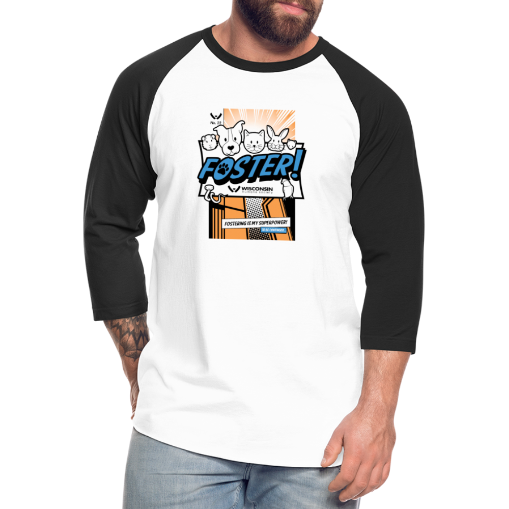 
                  
                    Foster Comic Baseball T-Shirt - white/black
                  
                