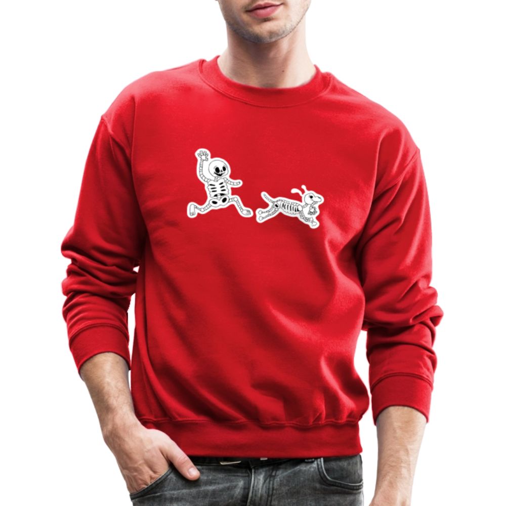 
                  
                    Skeleton Friends Crewneck Sweatshirt - red
                  
                