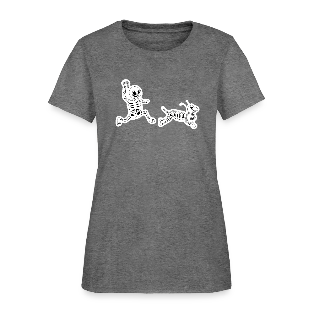 
                  
                    Skeleton Friends Contoured T-Shirt - graphite heather
                  
                