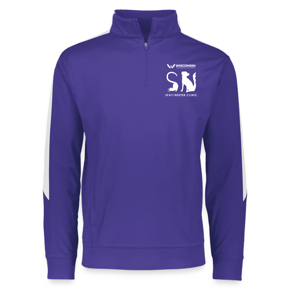 Spay/Neuter Clinic Augusta Sportswear Adult Medalist 2.0 Pullover - purple/white