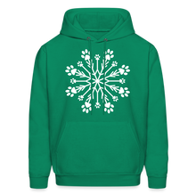 Load image into Gallery viewer, Paw Snowflake Classic Hoodie - kelly green