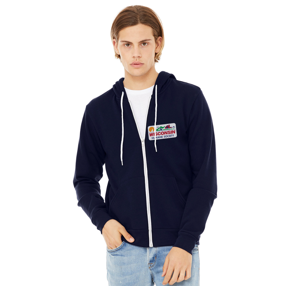 
                  
                    WHS License Plate Bella + Canvas Unisex Full Zip Hoodie - navy
                  
                