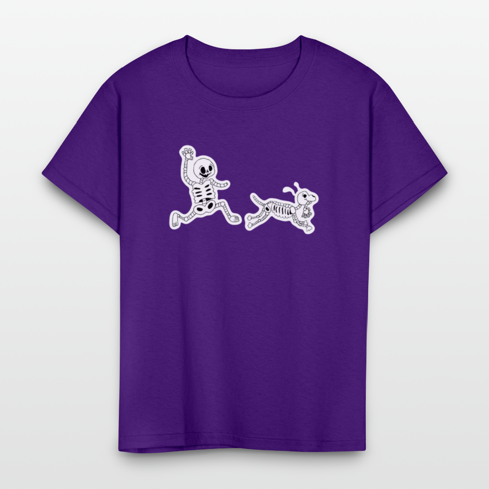 
                  
                    Skeleton Friends Kids' T-Shirt - purple
                  
                