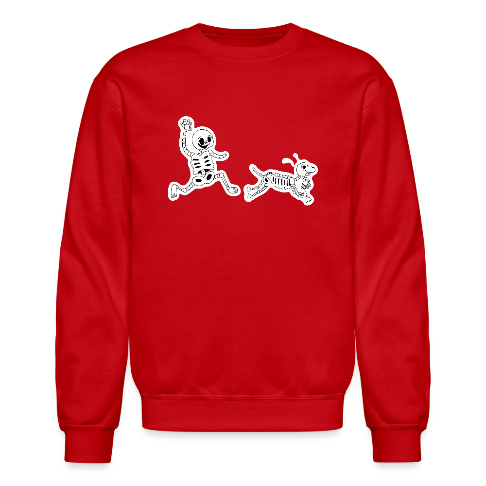 
                  
                    Skeleton Friends Crewneck Sweatshirt - red
                  
                