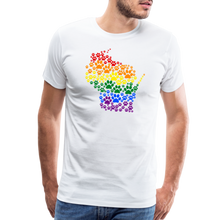 Load image into Gallery viewer, Pride Paws Classic Premium T-Shirt - white