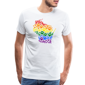 Pride Paws Classic Premium T-Shirt - white