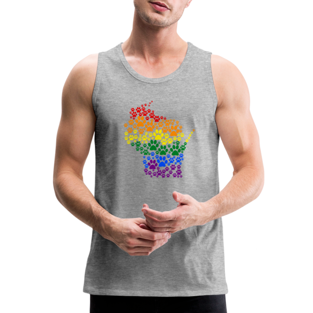 
                  
                    Pride Paws Premium Tank - heather gray
                  
                