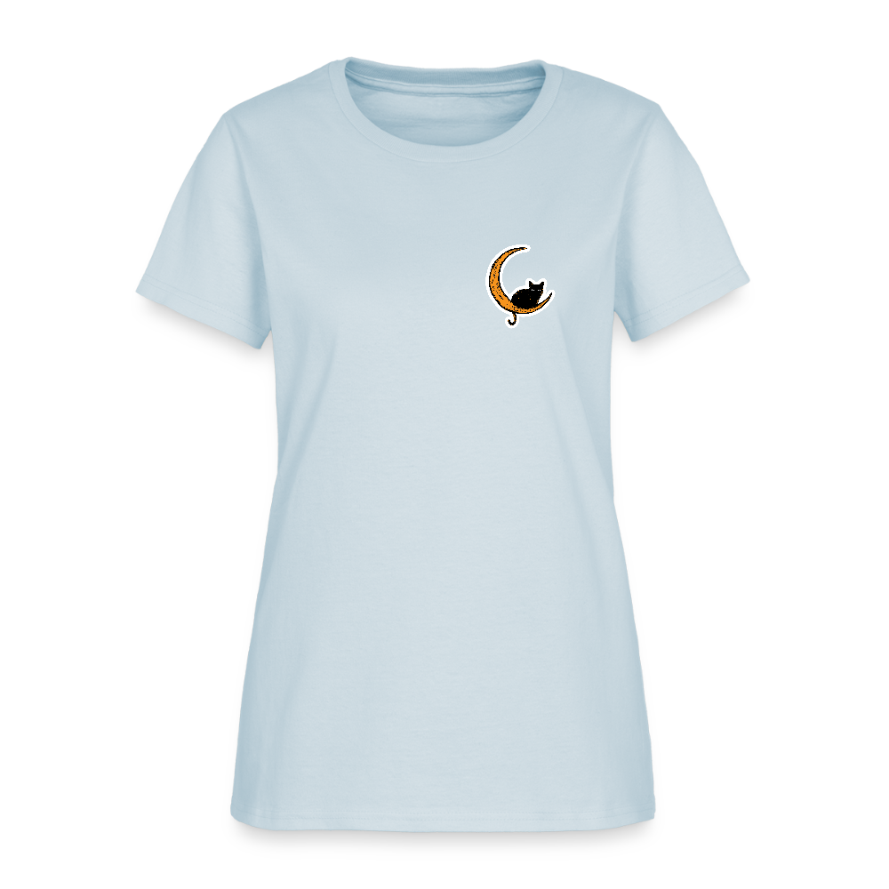 
                  
                    Moon Cat Contoured T-Shirt - light blue
                  
                