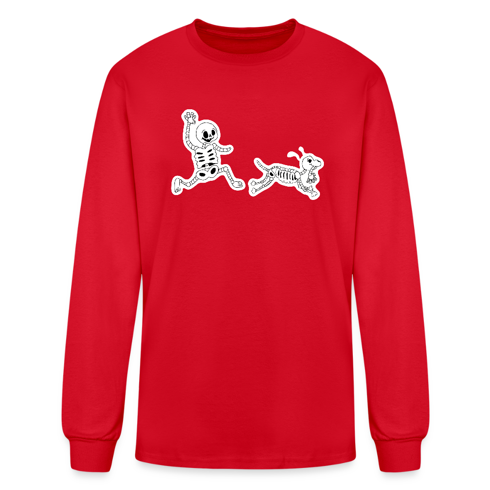 
                  
                    Skeleton Friends Long Sleeve T-Shirt - red
                  
                
