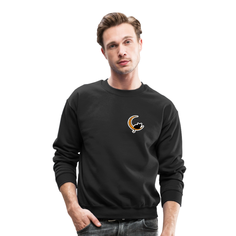 
                  
                    Moon Cat Crewneck Sweatshirt - black
                  
                