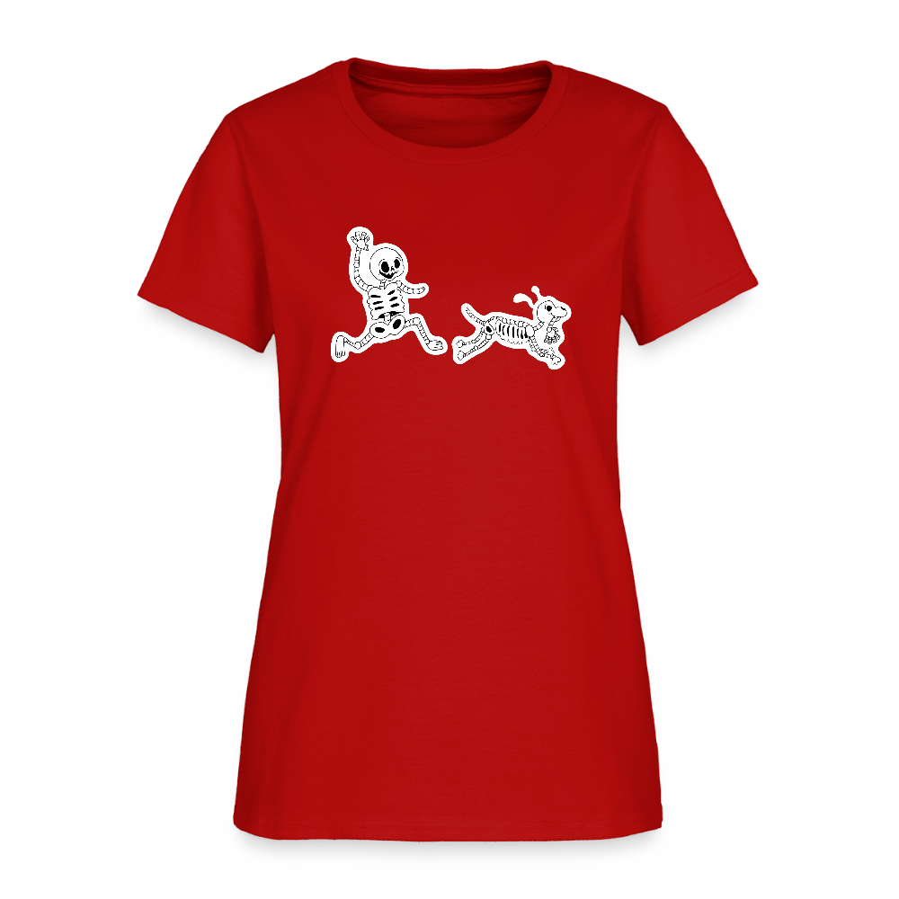 
                  
                    Skeleton Friends Contoured T-Shirt - red
                  
                