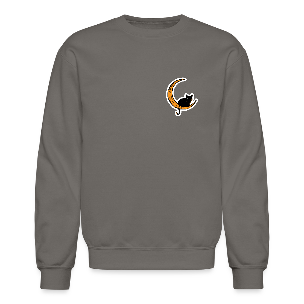 
                  
                    Moon Cat Crewneck Sweatshirt - asphalt gray
                  
                