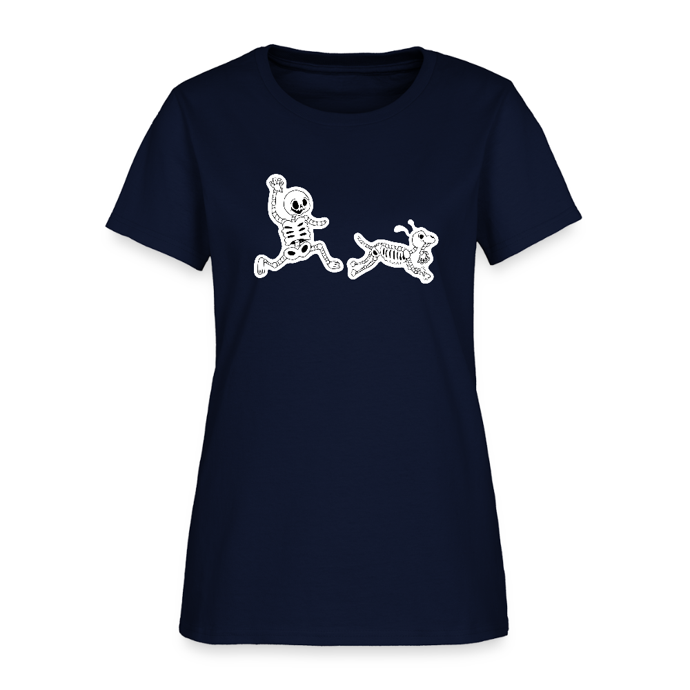 
                  
                    Skeleton Friends Contoured T-Shirt - navy
                  
                