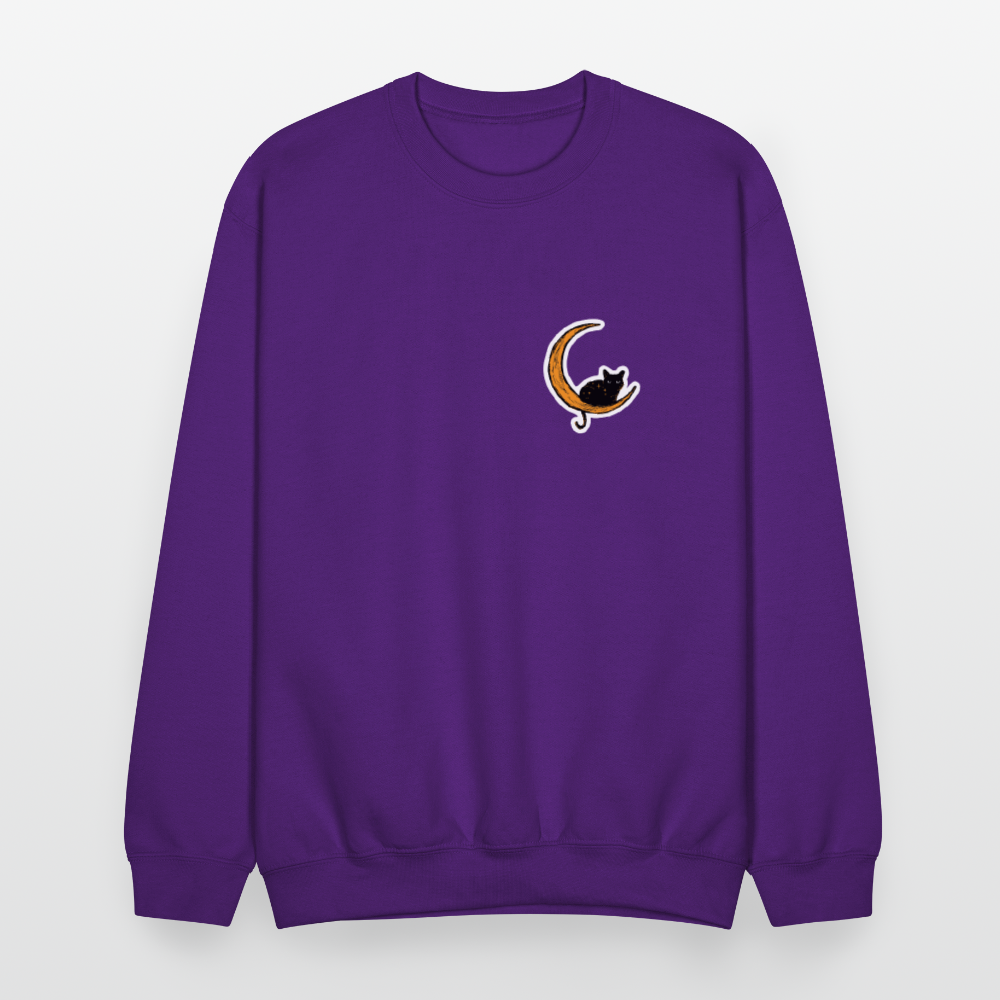 
                  
                    Moon Cat Crewneck Sweatshirt - purple
                  
                