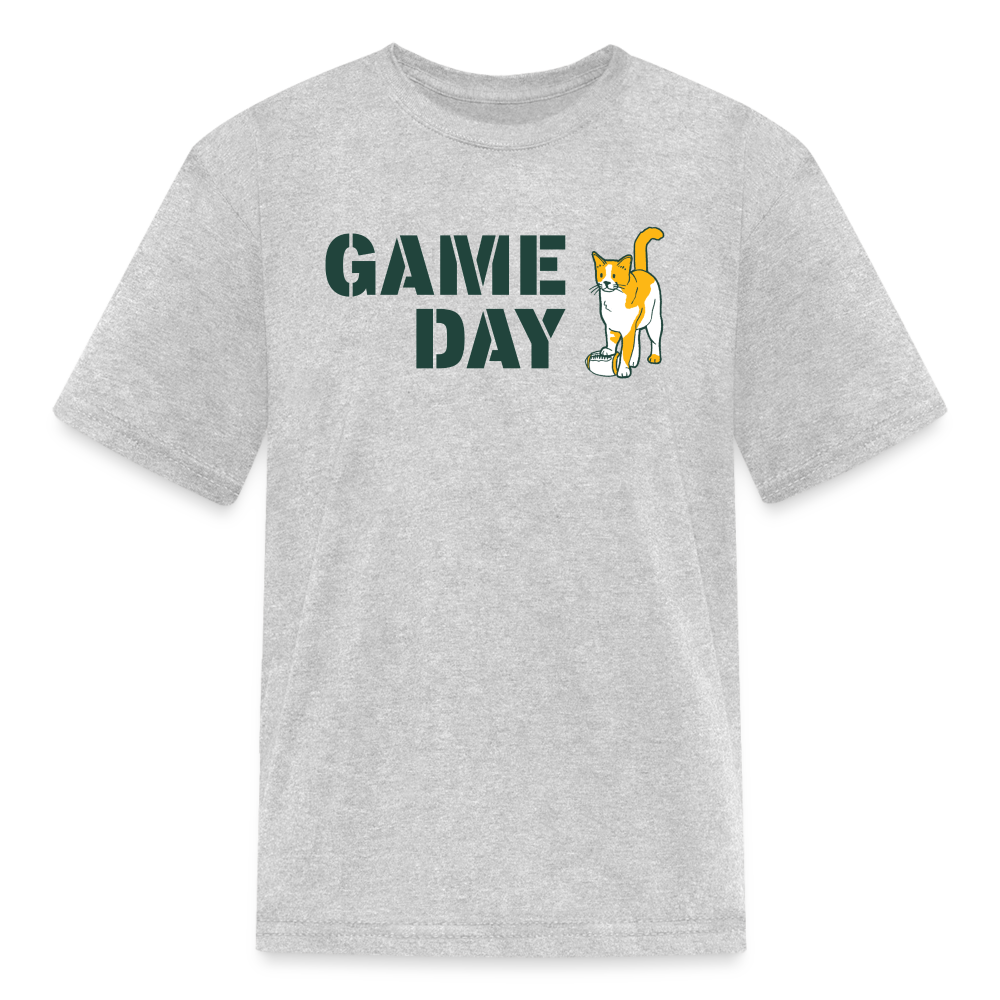 
                  
                    Game Day Cat Kids' T-Shirt - heather gray
                  
                