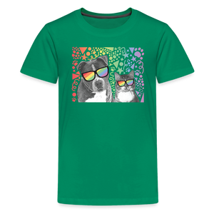 Pride Party Kids' Premium T-Shirt - kelly green