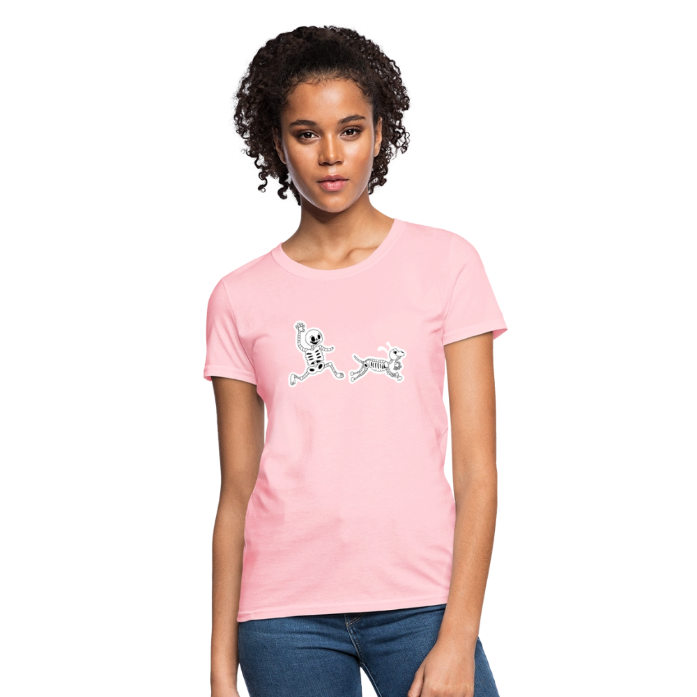 
                  
                    Skeleton Friends Contoured T-Shirt - pink
                  
                