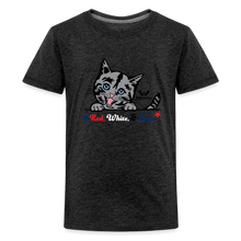 Load image into Gallery viewer, Red White &amp; Mew Kids&#39; Premium T-Shirt - charcoal grey