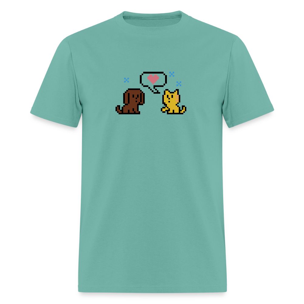 
                  
                    8-Bit Dog & Cat Classic T-Shirt - aquatic
                  
                