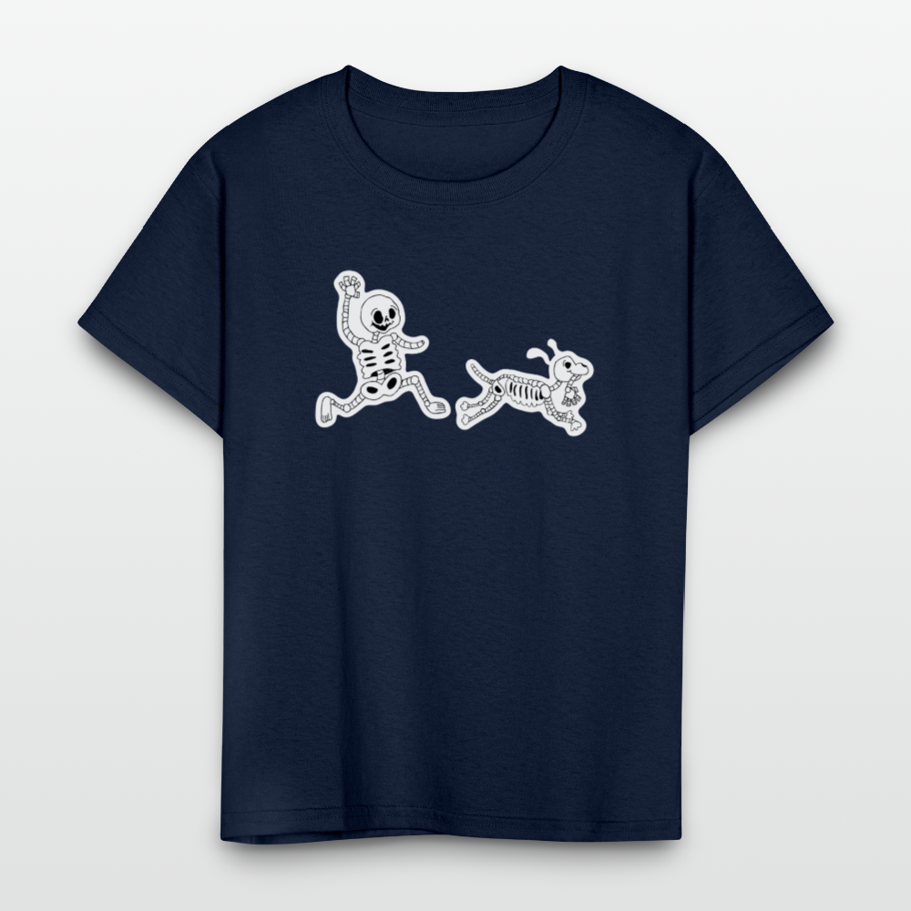 
                  
                    Skeleton Friends Kids' T-Shirt - navy
                  
                