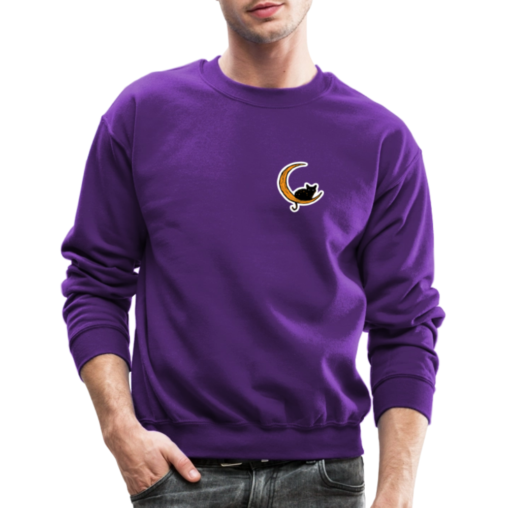 
                  
                    Moon Cat Crewneck Sweatshirt - purple
                  
                